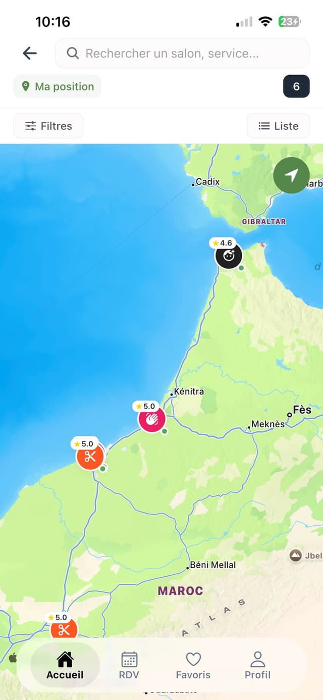 Visibilité sur l'app Ello - écran 2